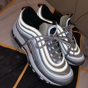 Reflective nikes (Unisex size 8)